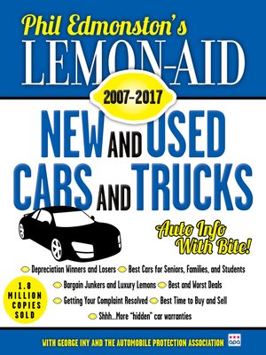 cover image of Lemon-Aid New and Used Cars and Trucks 2007–2017